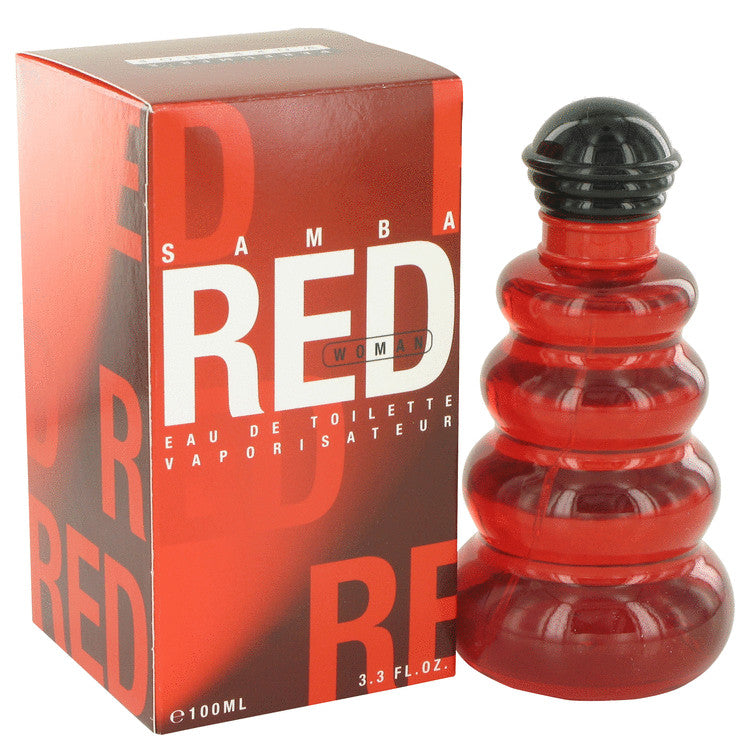 samba red by perfumers workshop eau de toilette spray 3.4 oz