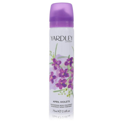 april violets by yardley london body spray 2.6 oz
