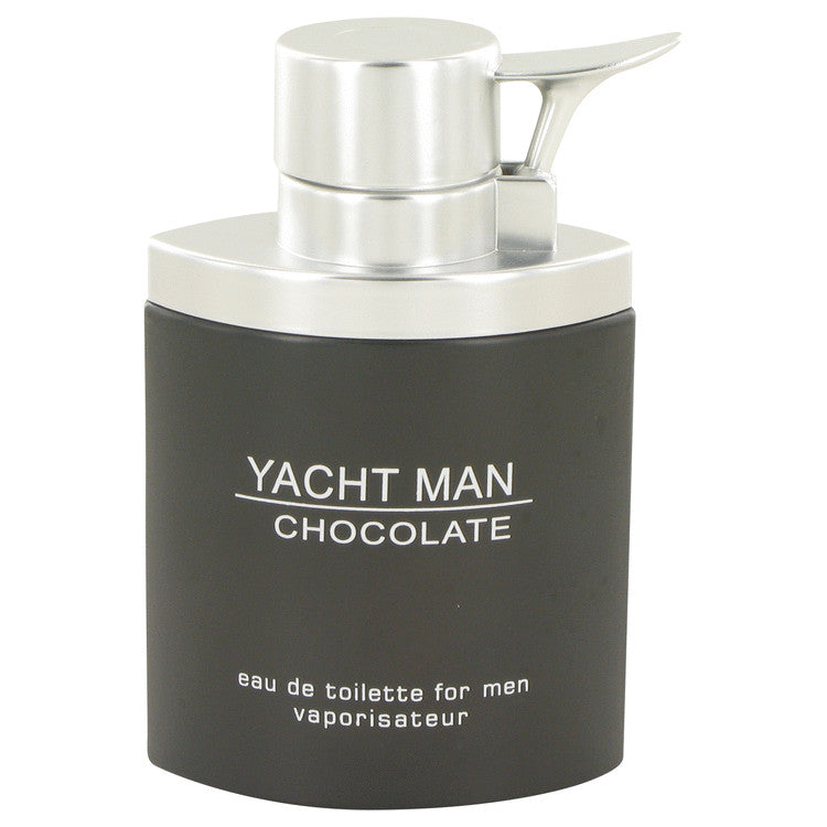yacht man chocolate by myrurgia eau de toilette spray (unboxed) 3.4 oz