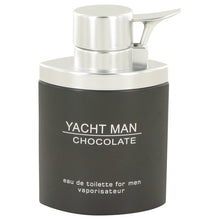 yacht man chocolate by myrurgia eau de toilette spray (unboxed) 3.4 oz