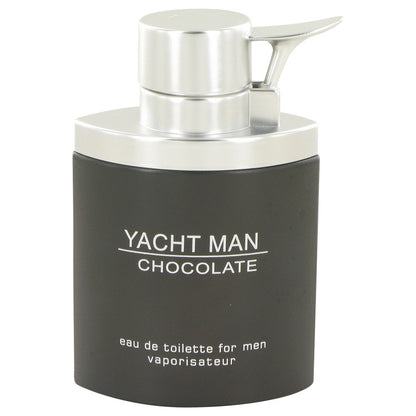 yacht man chocolate by myrurgia eau de toilette spray (unboxed) 3.4 oz
