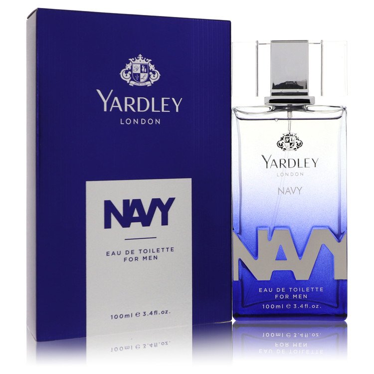 yardley navy by yardley london eau de toilette spray 3.4 oz