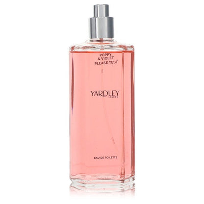 yardley poppy & violet by yardley london eau de toilette spray (tester) 4.2 oz