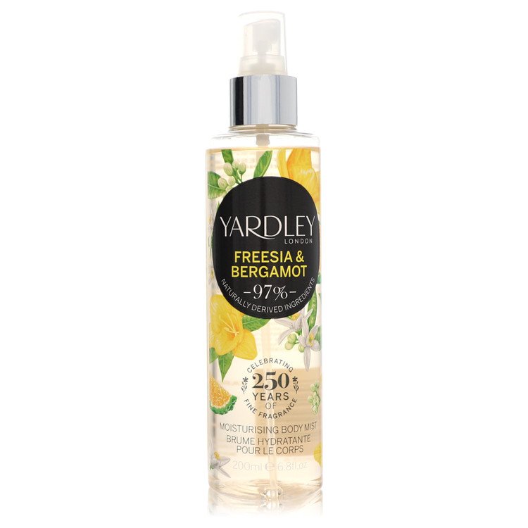 yardley freesia & bergamot by yardley london body mist 6.8 oz