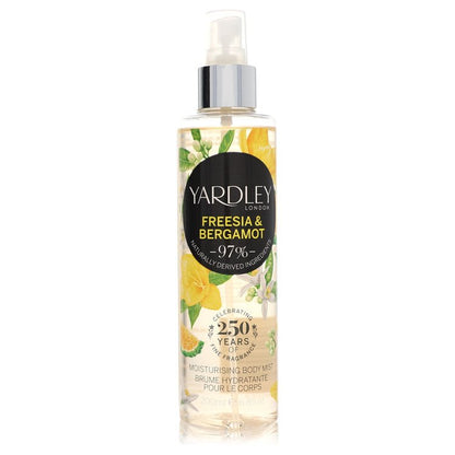 yardley freesia & bergamot by yardley london body mist 6.8 oz