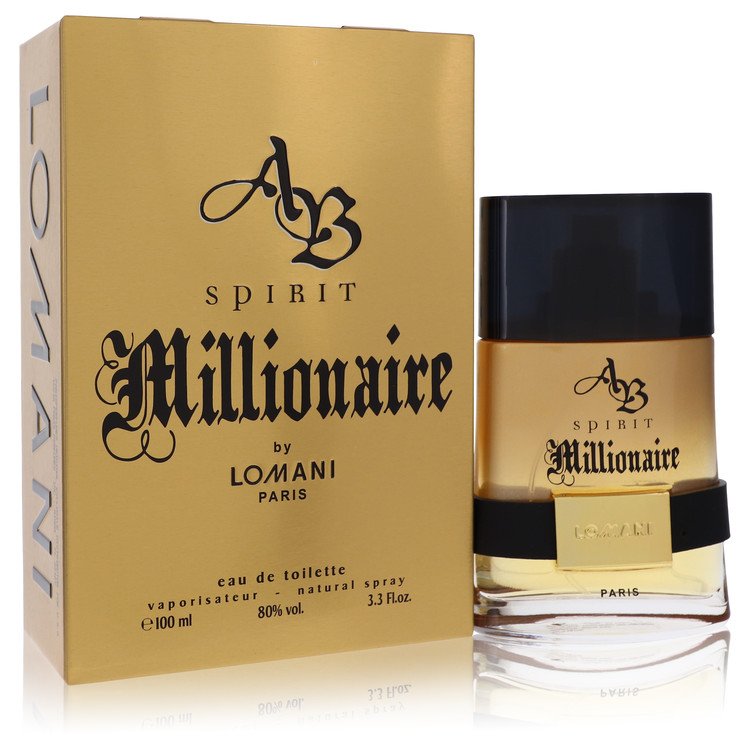 spirit millionaire by lomani eau de toilette spray 3.3 oz