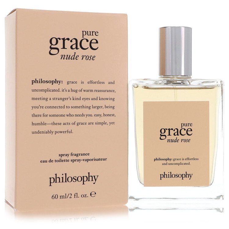 pure grace nude rose by philosophy eau de toilette spray 2 oz