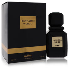 hatkora wood by ajmal eau de parfum spray (unisex) 3.4 oz