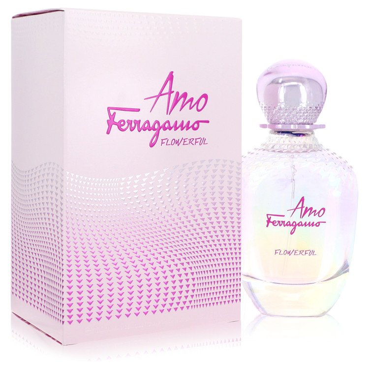 amo flowerful by salvatore ferragamo eau de toilette spray 3.4 oz