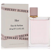 burberry her by burberry eau de parfum spray 1.7 oz