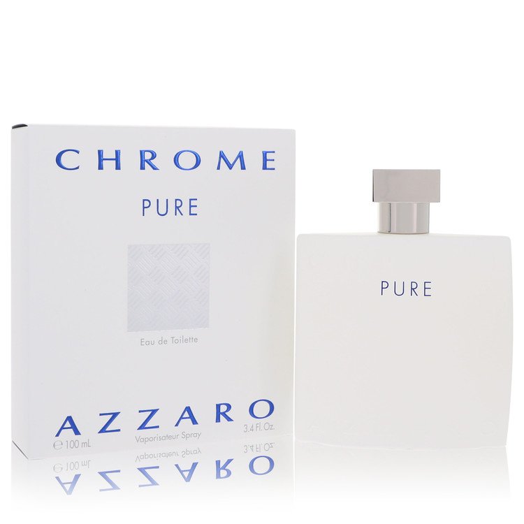 chrome pure by azzaro eau de toilette spray 3.4 oz