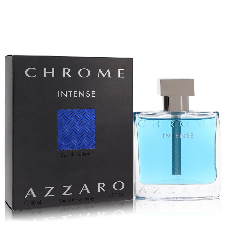 chrome intense by azzaro eau de toilette spray 1.7 oz