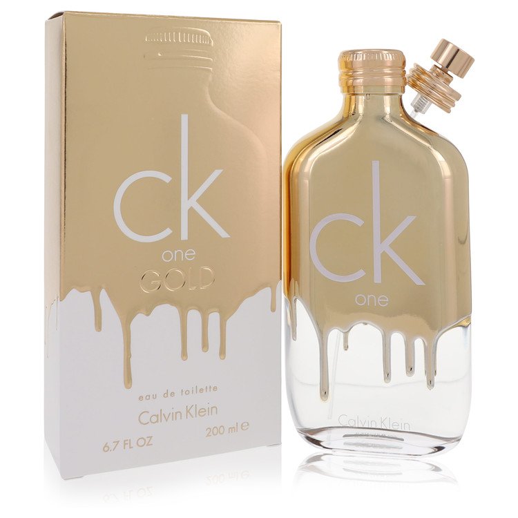 ck one gold by calvin klein eau de toilette spray (unisex) 6.7 oz