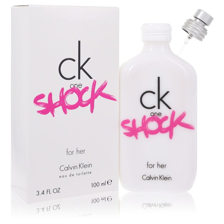 ck one shock by calvin klein eau de toilette spray 3.4 oz