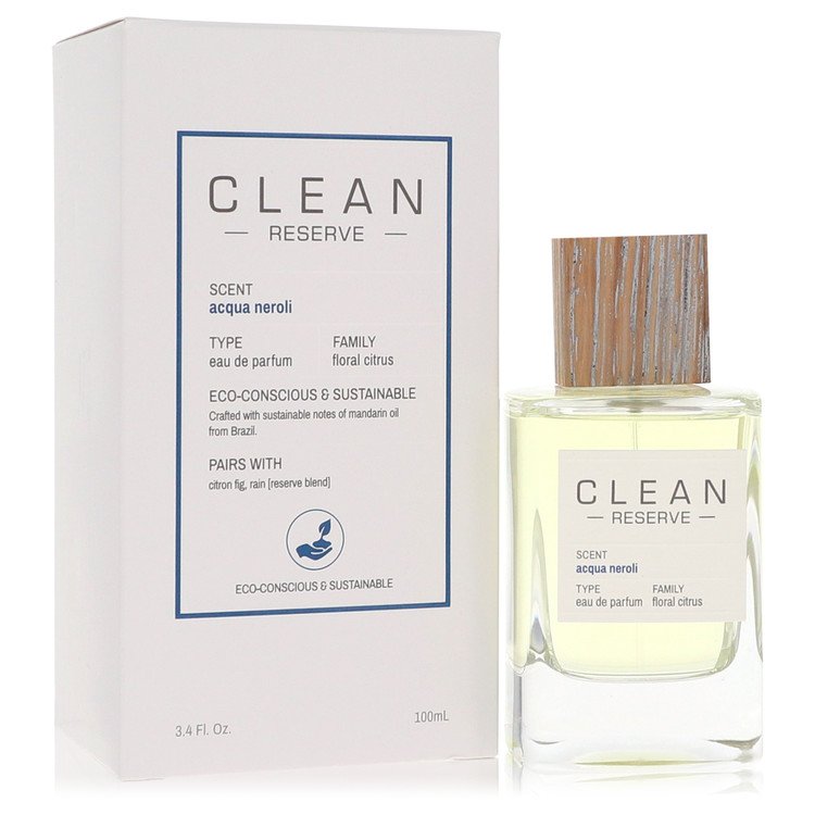 clean reserve acqua neroli by clean parfum 3.4 oz