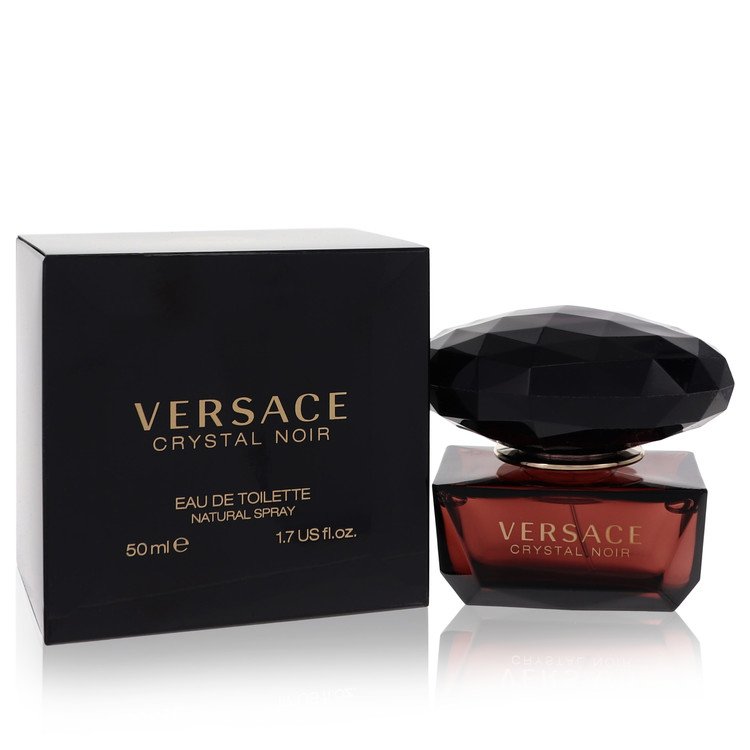 crystal noir by versace eau de toilette spray 1.7 oz