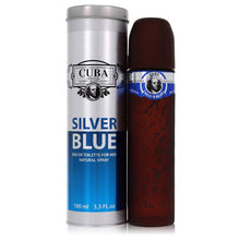 cuba silver blue by fragluxe eau de toilette spray 3.3 oz