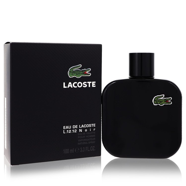 lacoste eau de lacoste l.12.12 noir by lacoste eau de toilette spray 3.4 oz
