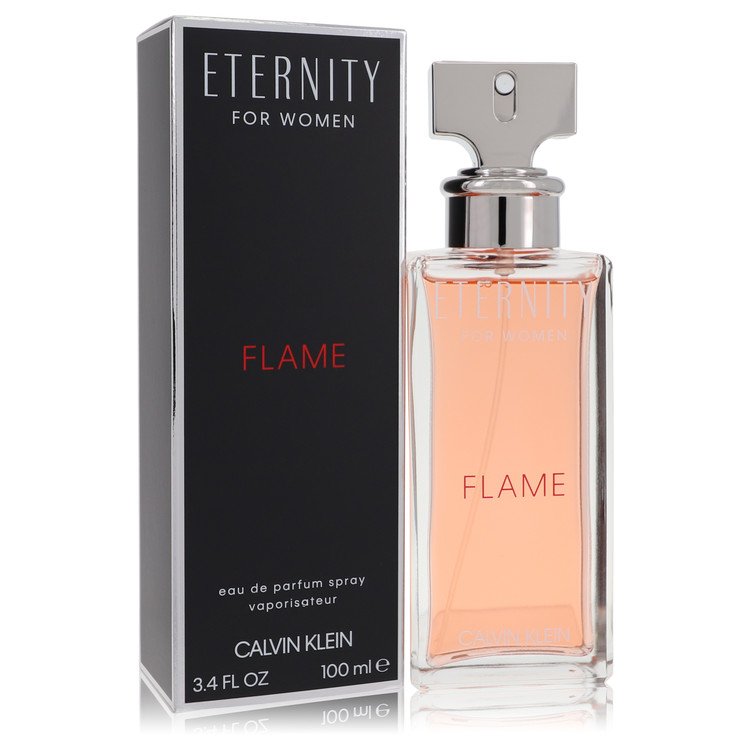 eternity flame by calvin klein eau de parfum spray 3.4 oz