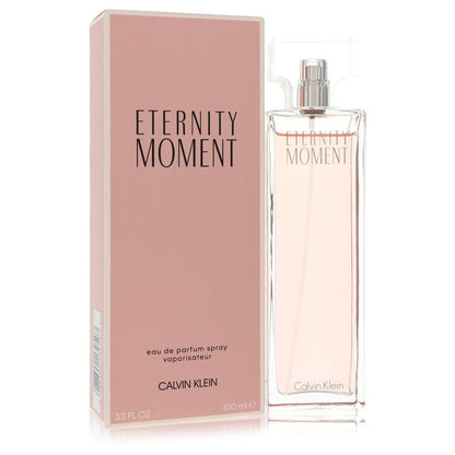 eternity moment by calvin klein eau de parfum spray 3.4 oz