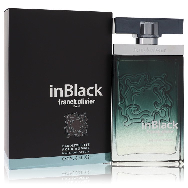 franck olivier in black by franck olivier eau de toilette spray 2.5 oz