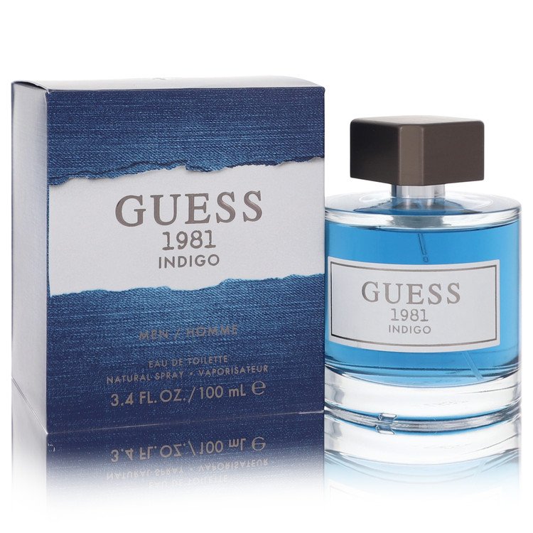 guess 1981 indigo by guess eau de toilette spray 3.4 oz