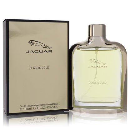 jaguar classic gold by jaguar eau de toilette spray 3.4 oz