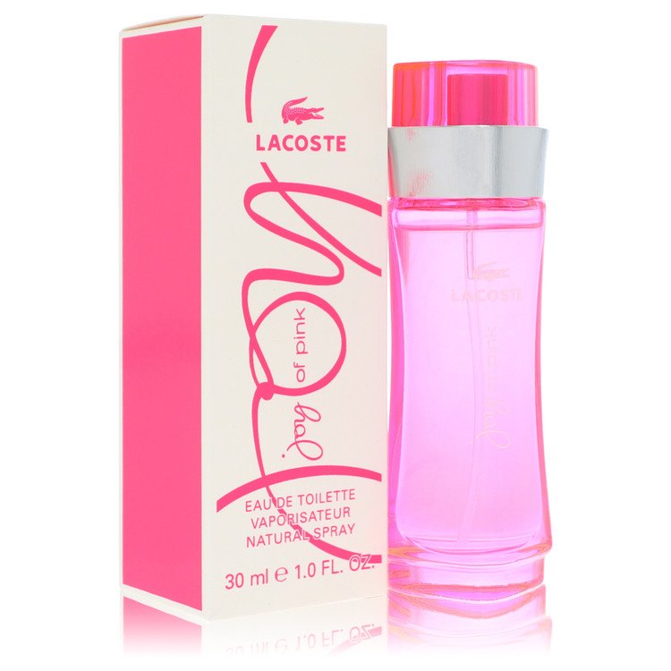 joy of pink by lacoste eau de toilette spray 1 oz