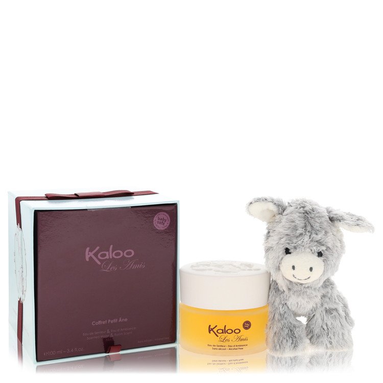 kaloo les amis by kaloo eau de senteur spray / room fragrance spray (alcohol free) + free fluffy donkey 3.4 oz