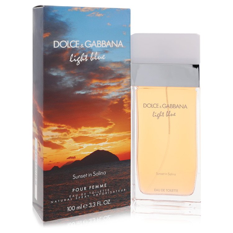light blue sunset in salina by dolce & gabbana eau de toilette spray 3.4 oz