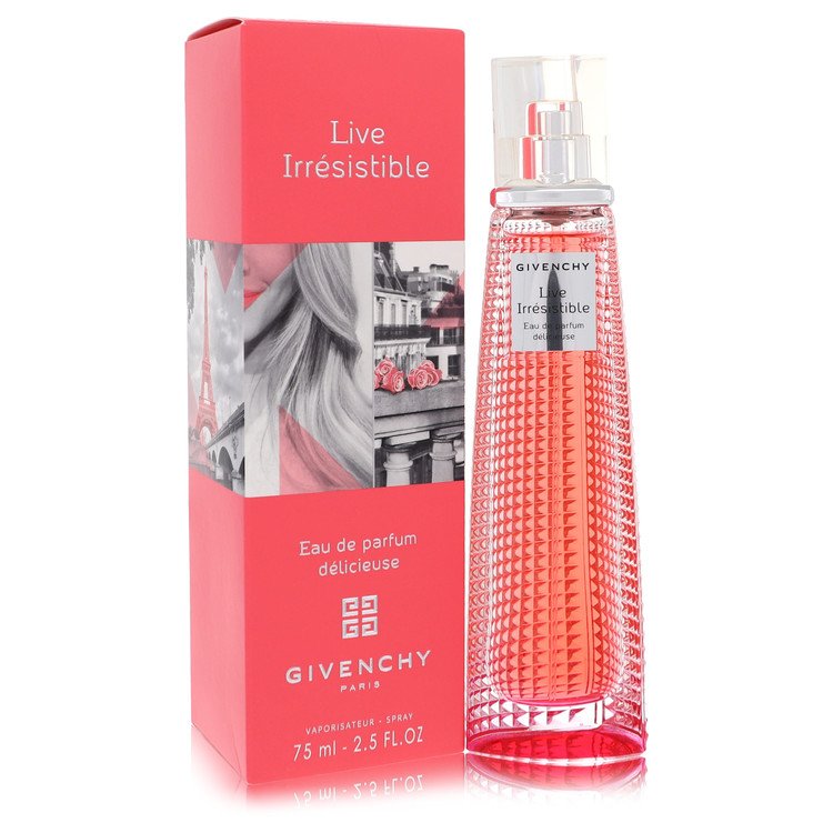 live irresistible delicieuse by givenchy eau de parfum spray 2.5 oz