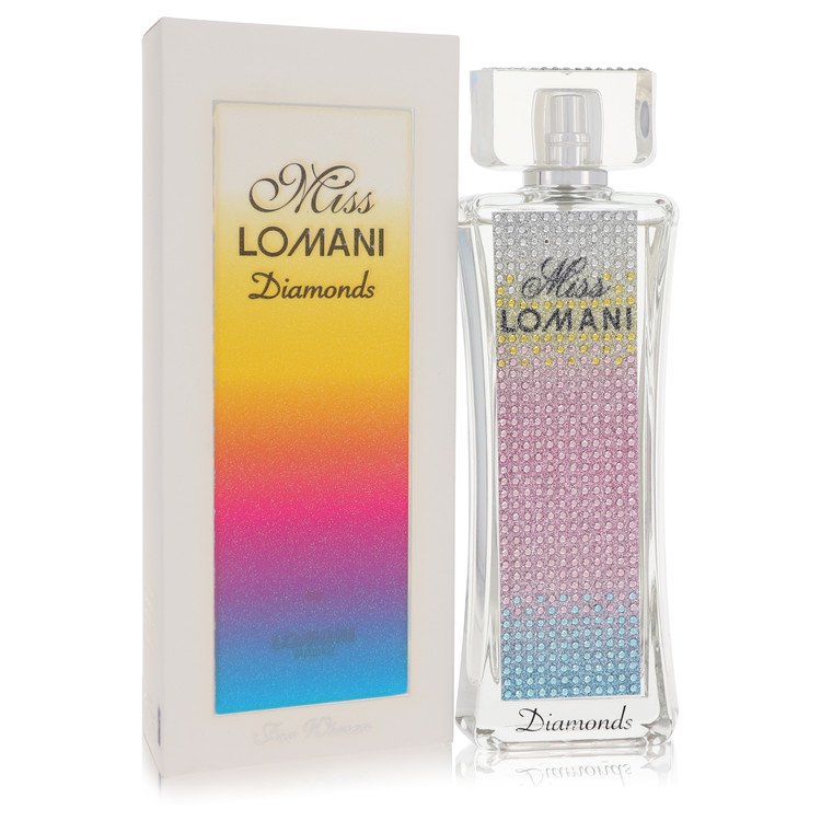 miss lomani diamonds by lomani eau de parfum spray 3.3 oz