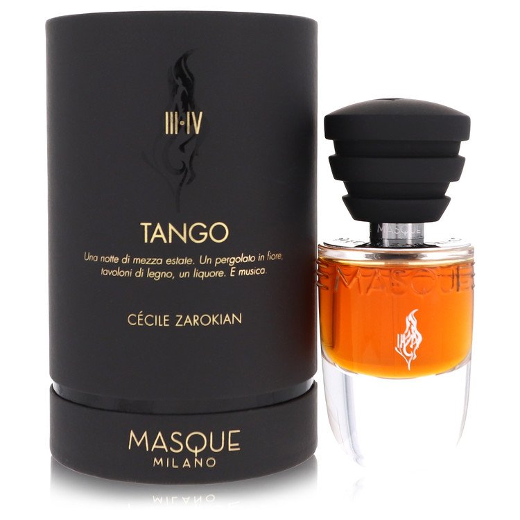masque milano tango by masque milano eau de parfum spray (unisex) 1.18 oz