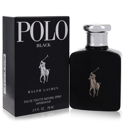 polo black by ralph lauren eau de toilette spray 2.5 oz