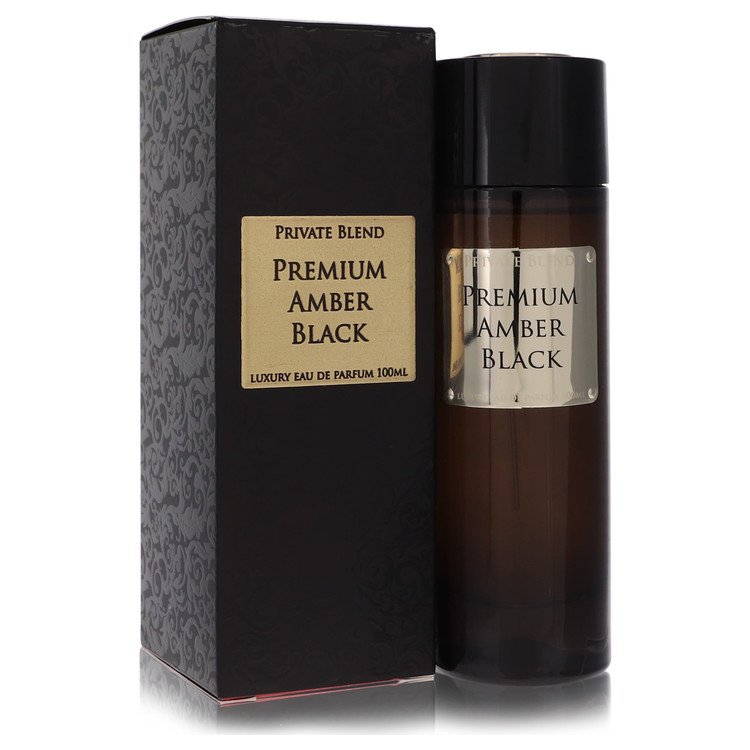 private blend premium amber black by chkoudra paris eau de parfum spray 3.4 oz