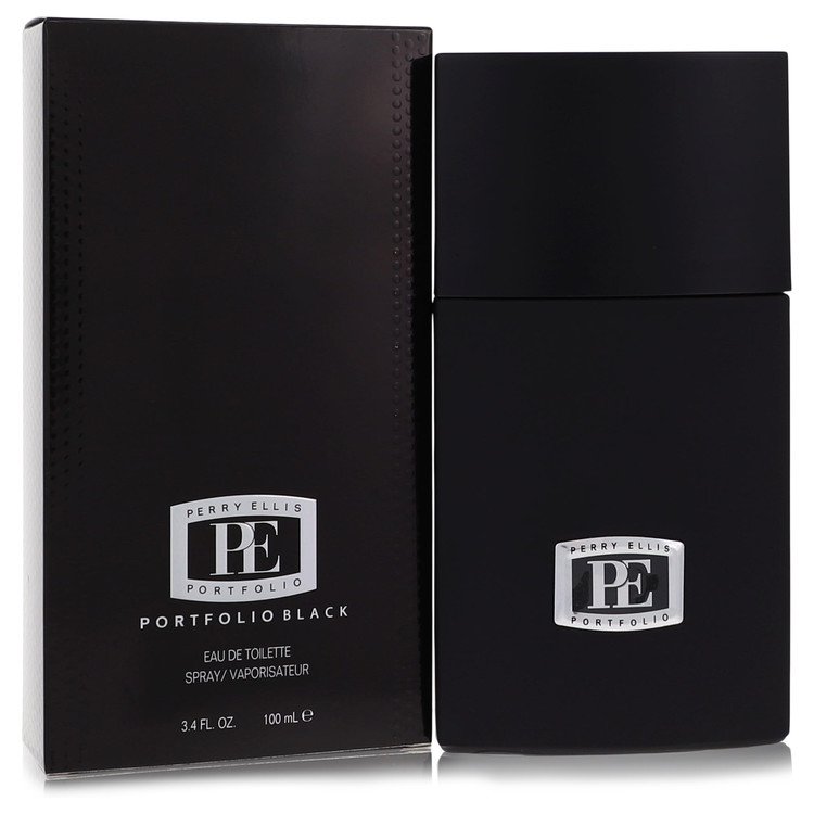 portfolio black by perry ellis eau de toilette 3.4 oz