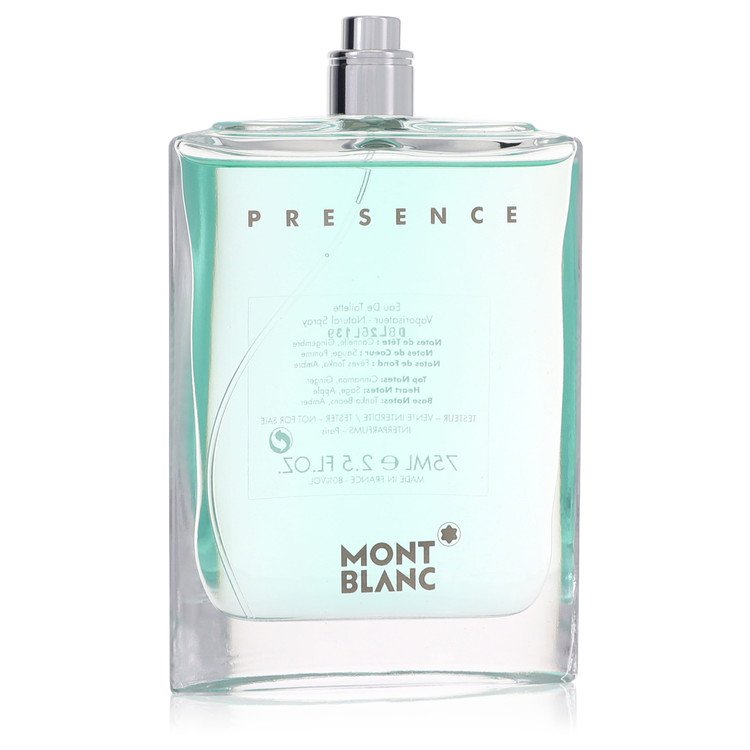 presence by mont blanc eau de toilette spray (tester) 2.5 oz