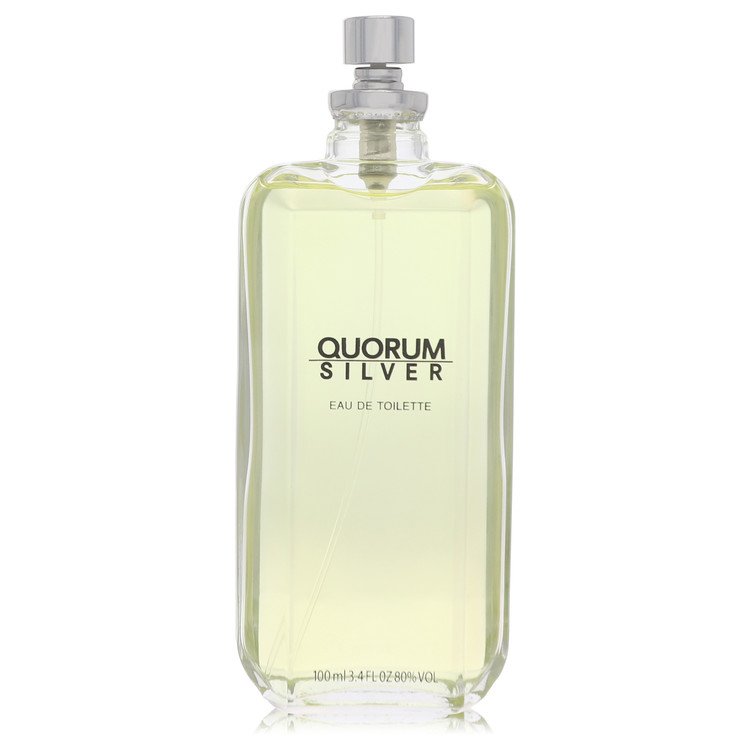quorum silver by puig eau de toilette spray (tester) 3.4 oz