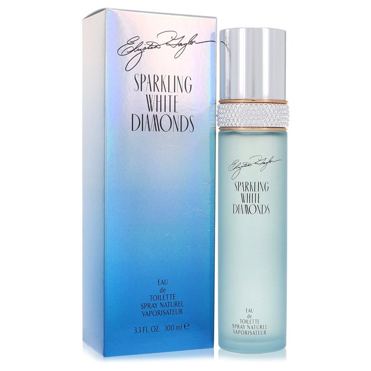 sparkling white diamonds by elizabeth taylor eau de toilette spray 3.3 oz