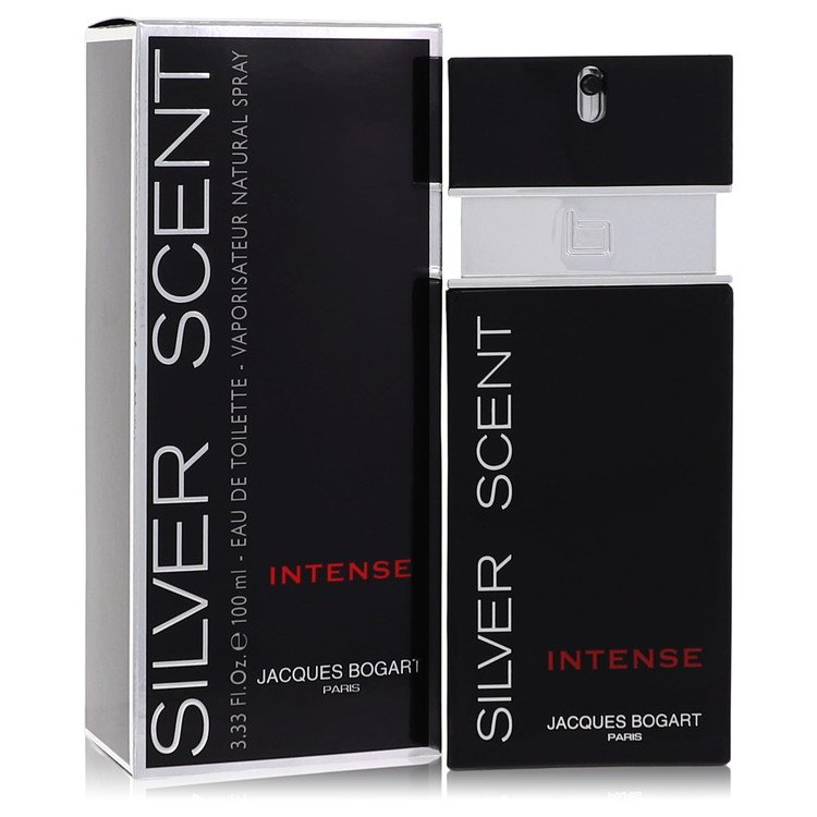 silver scent intense by jacques bogart eau de toilette spray 3.33 oz