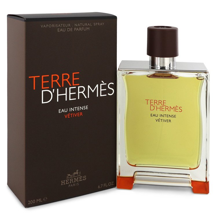 terre d'hermes eau intense vetiver by hermes eau de parfum spray 6.8 oz