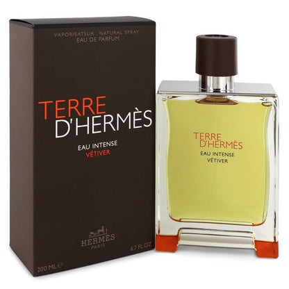 terre d'hermes eau intense vetiver by hermes eau de parfum spray 6.8 oz