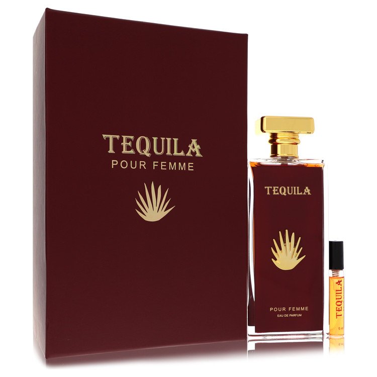 tequila pour femme red by tequila perfumes eau de parfum spray + free .17 oz mini edp spray 3.3 oz