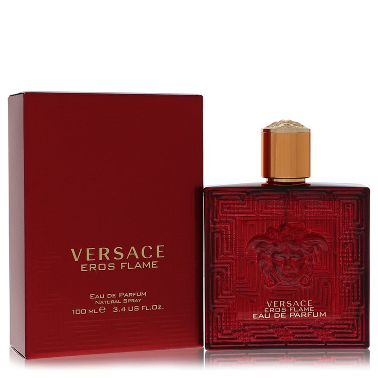 versace eros flame by versace eau de parfum spray 3.4 oz