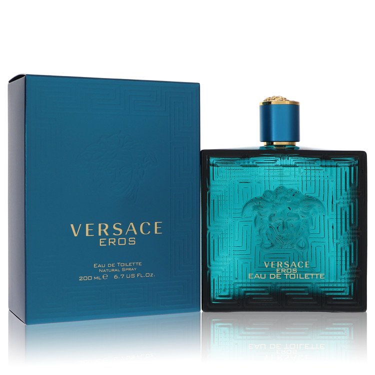 versace eros by versace eau de toilette spray 6.7 oz