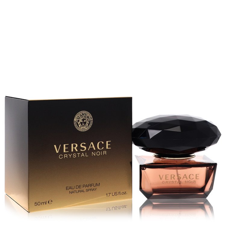 crystal noir by versace eau de parfum spray 1.7 oz