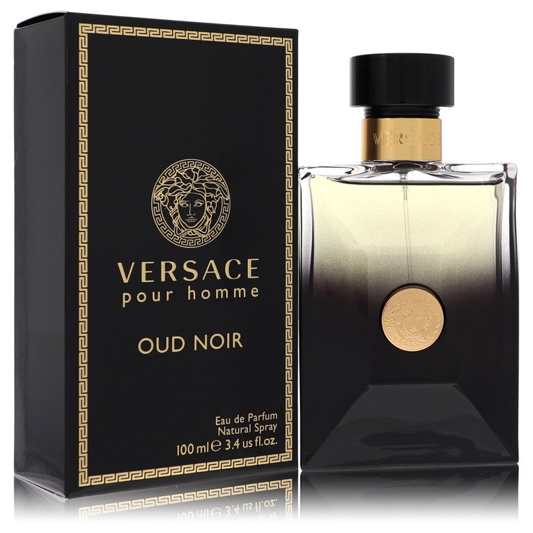 versace pour homme oud noir by versace eau de parfum spray 3.4 oz