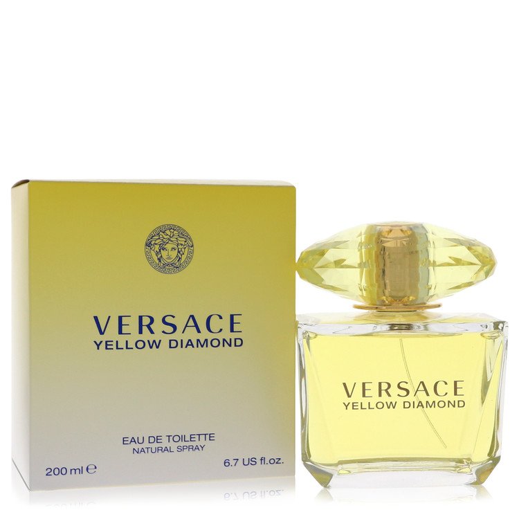 versace yellow diamond by versace eau de toilette spray 6.7 oz