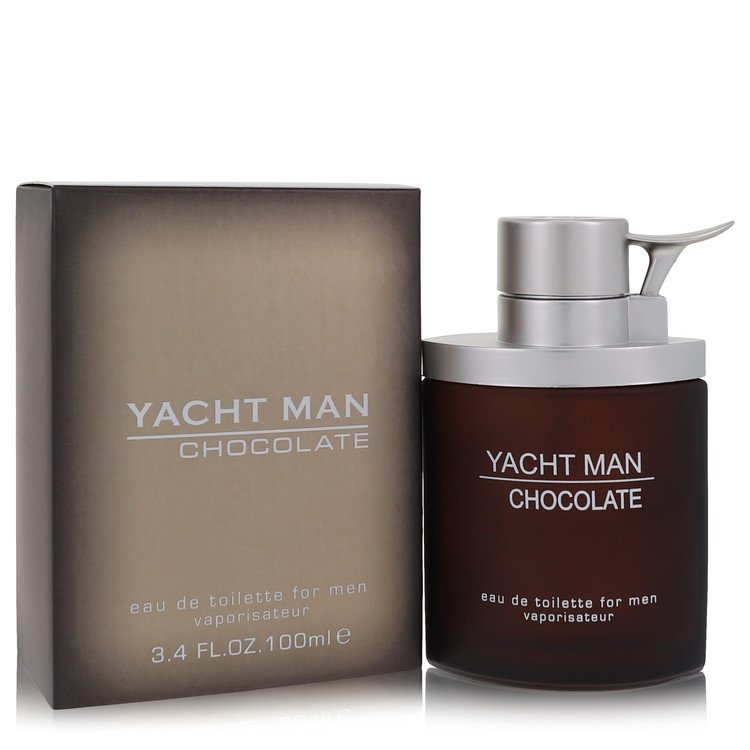 yacht man chocolate by myrurgia eau de toilette spray 3.4 oz